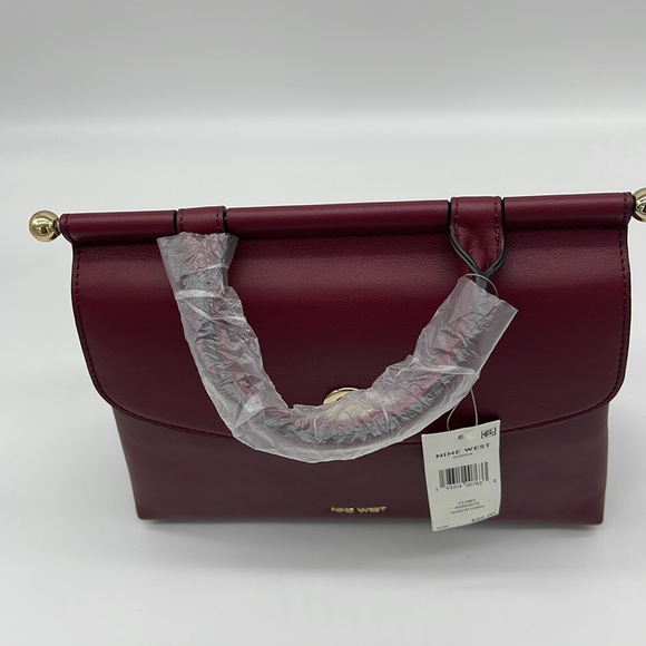 Nine West Ionna Satchel Claret - Picture 4 of 11